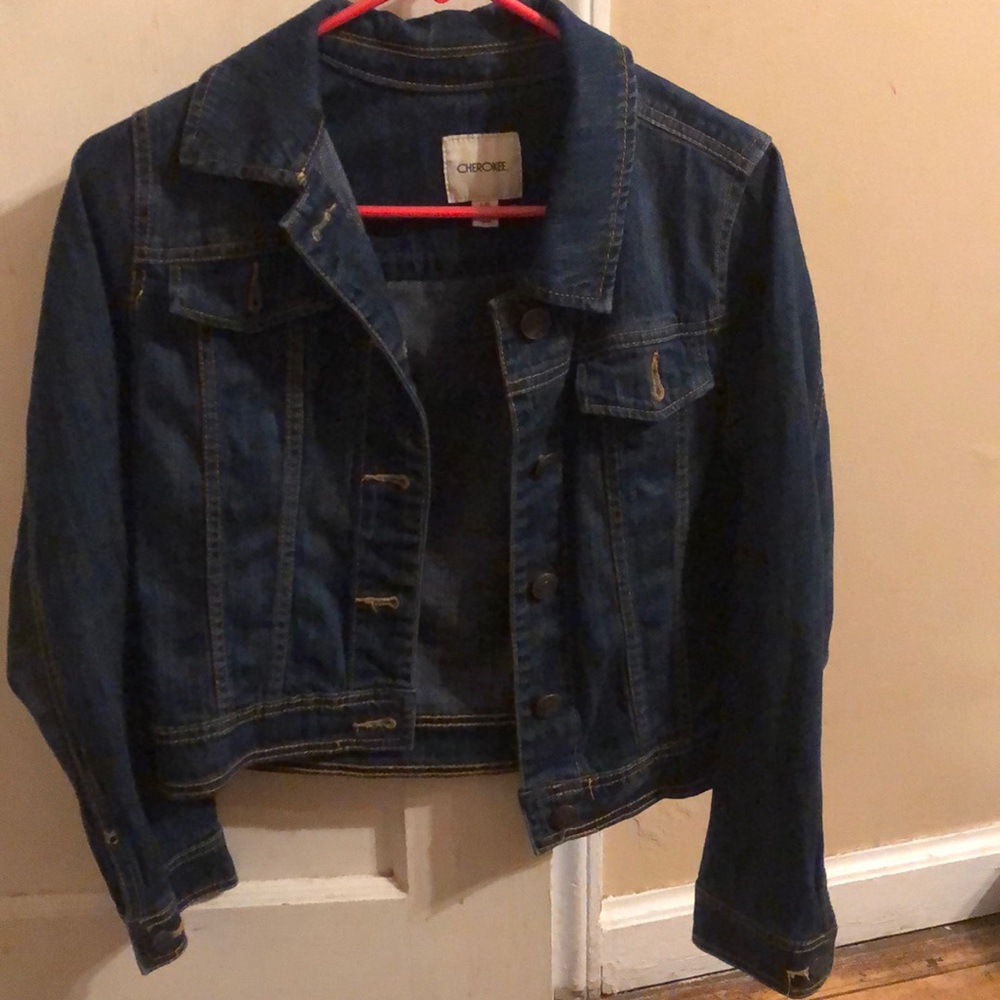 Denim jacket.